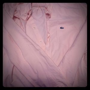 Like New Lacoste Pink Buttondown